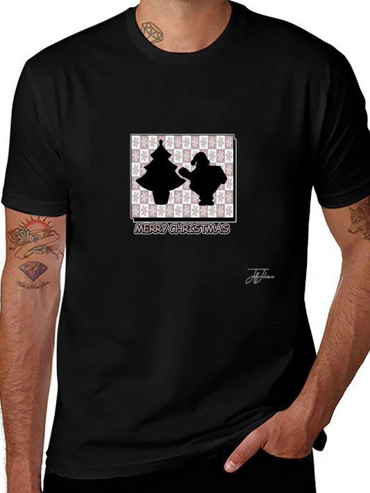 Merry Christmas Silhouette Tee