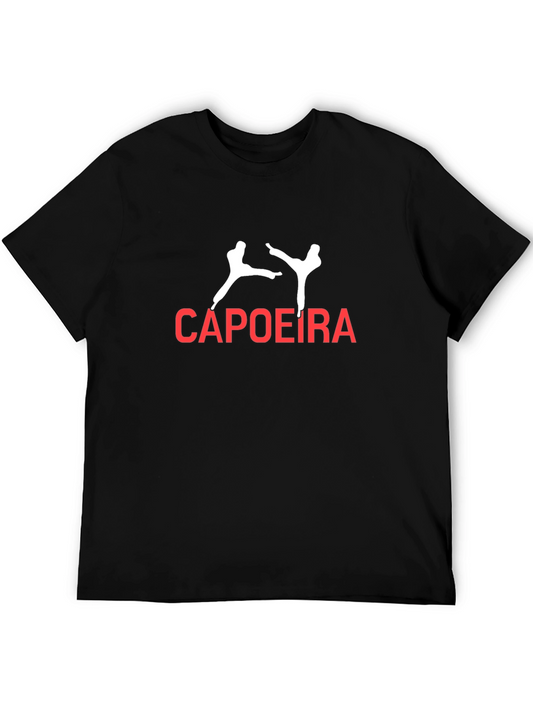 Capoeira Kick T-Shirt Martial Arts Black Tee
