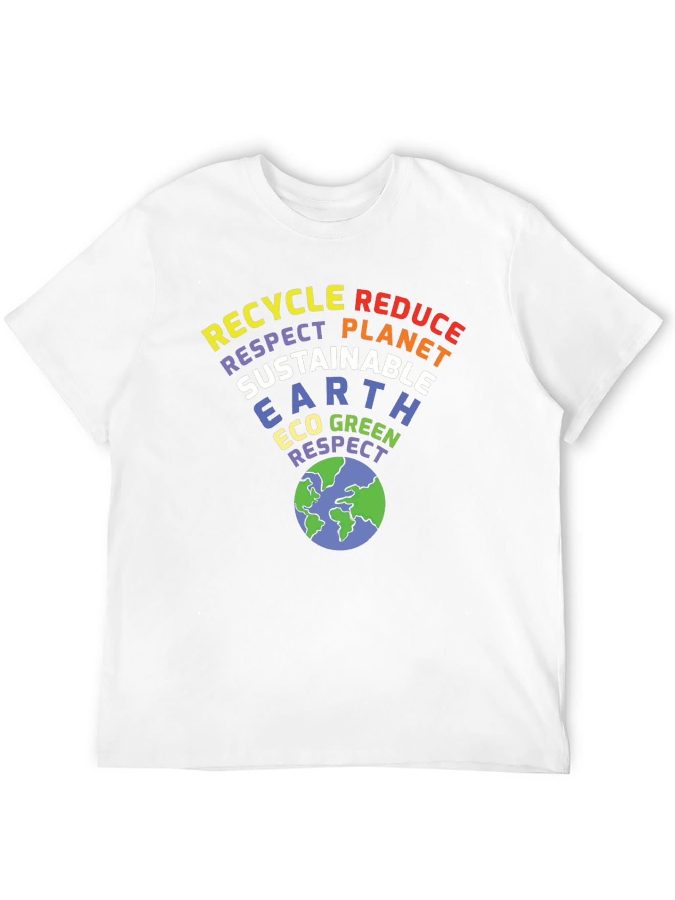 Eco-Friendly Earth Day Graphic T-Shirt