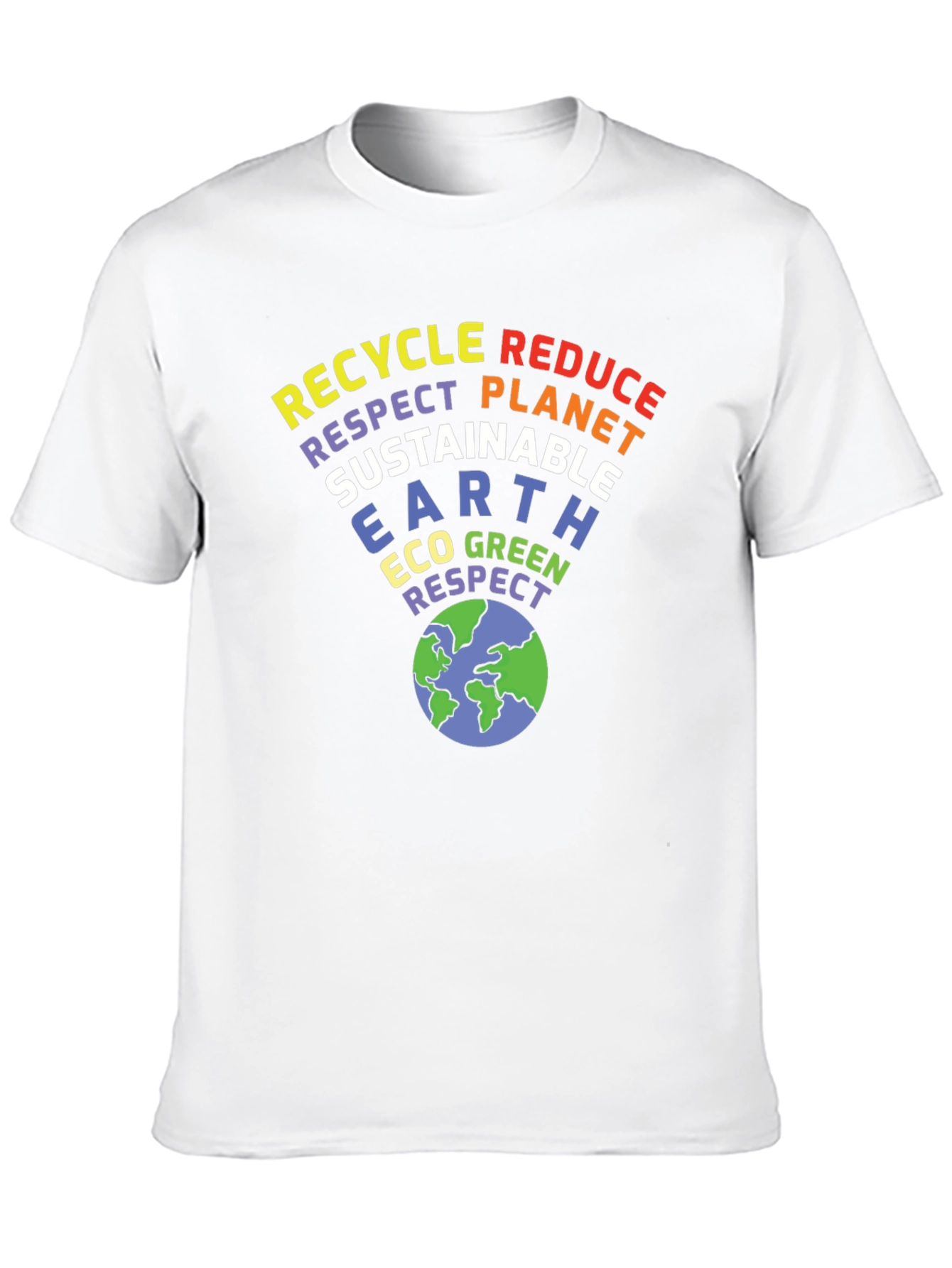 Eco-Friendly Earth Day Graphic T-Shirt