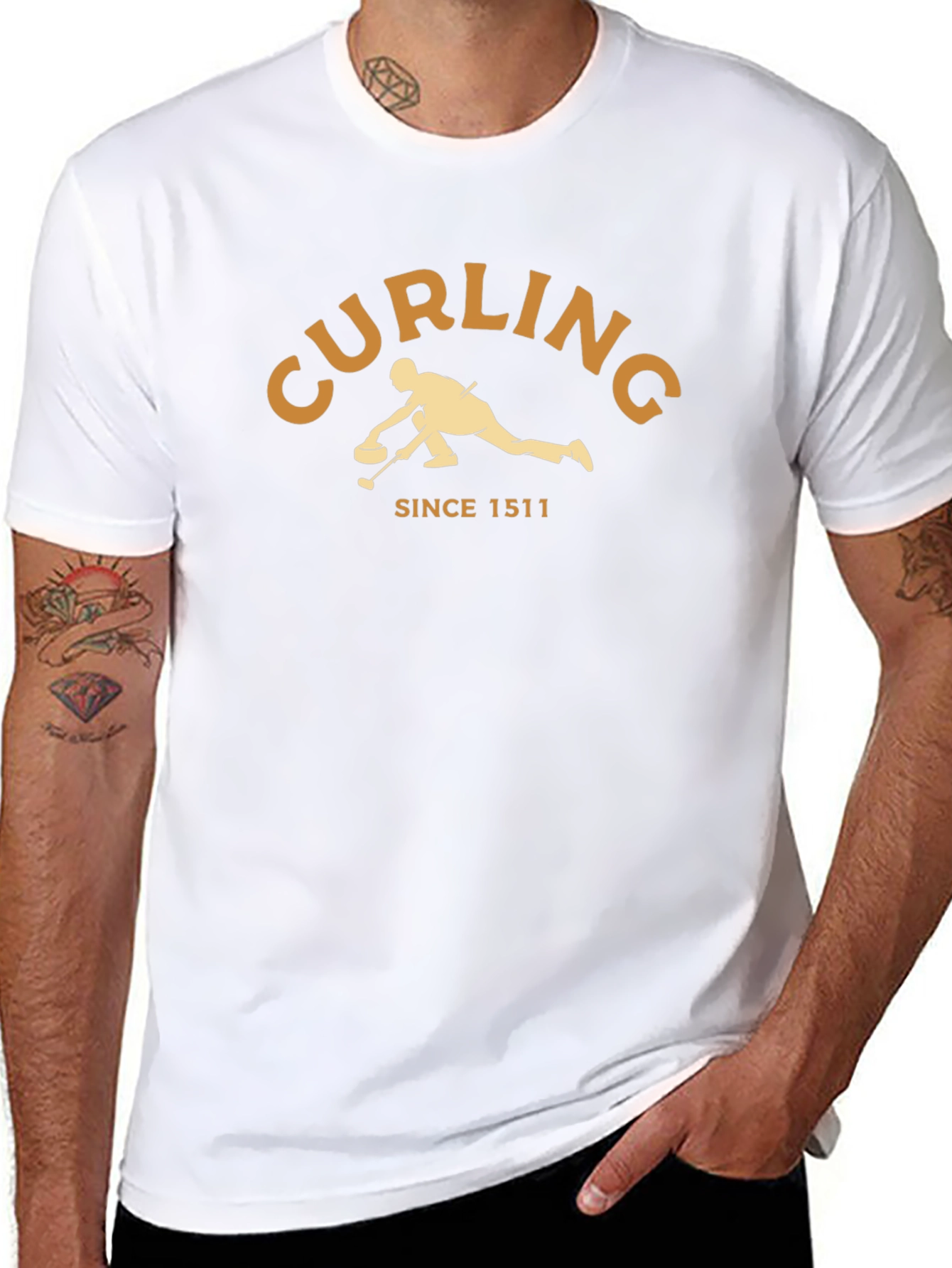 Curling Since 1511 Black T-Shirt