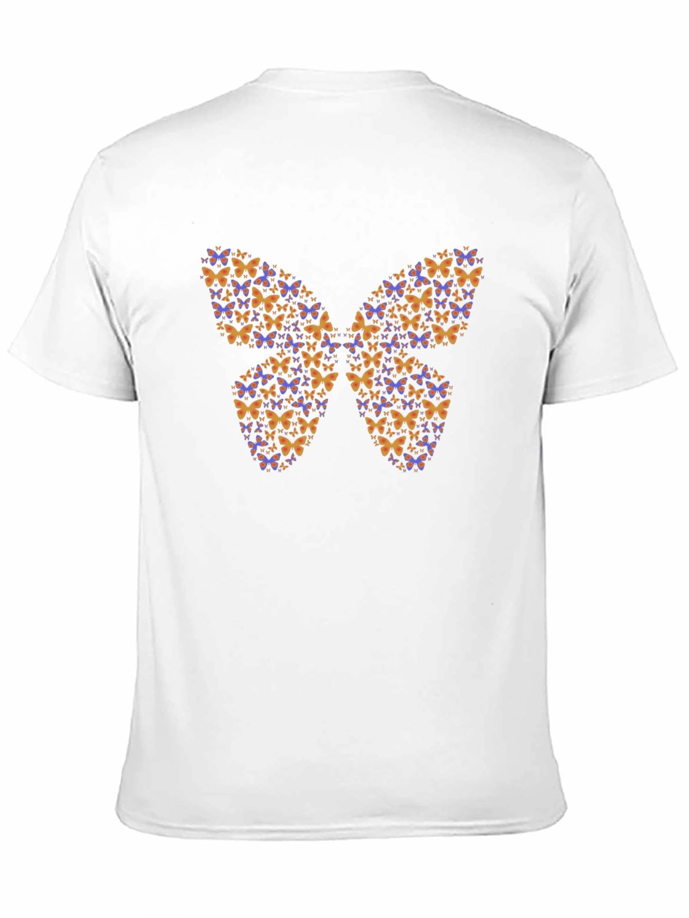 Butterfly Mosaic Tee - Modern Graphic Print