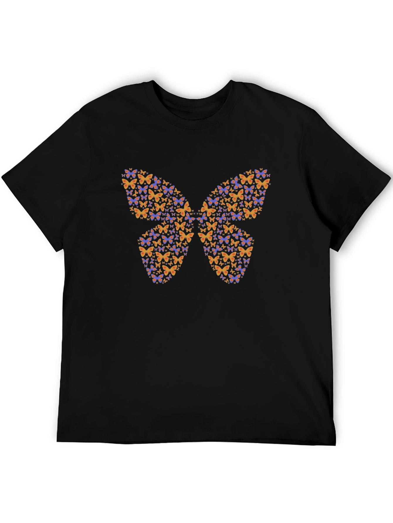 Butterfly Mosaic Tee - Modern Graphic Print
