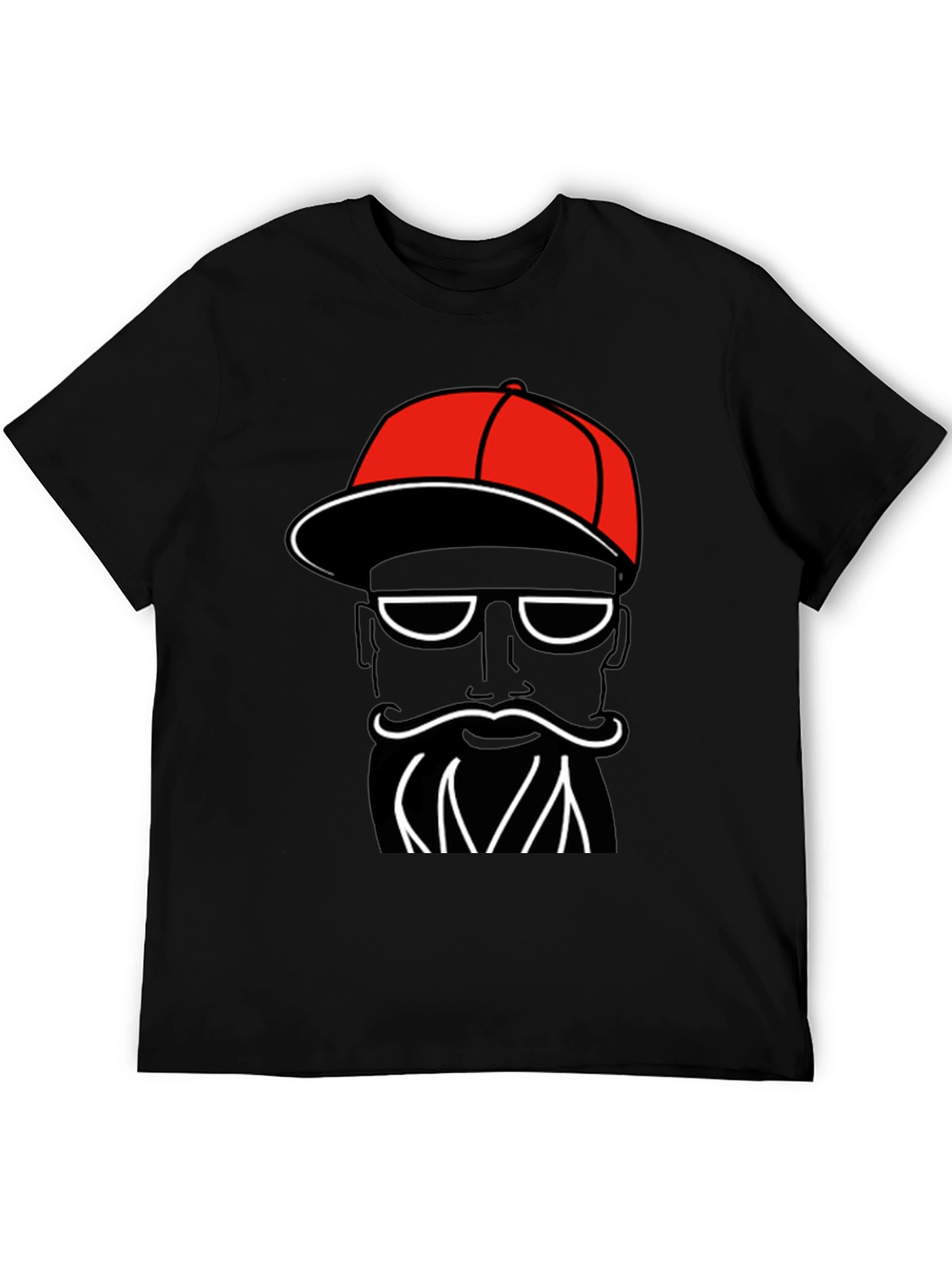Funky Black T-Shirt with Cool Graphic Print