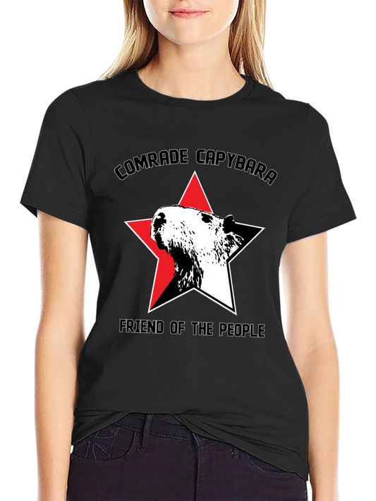 Comrade Capybara T-Shirt - Friend of the People