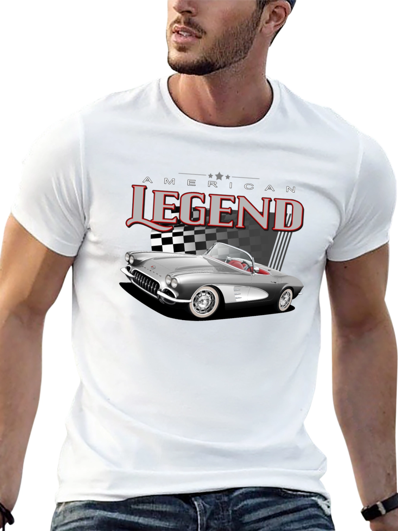 American Legend Car T-Shirt - Classic Design