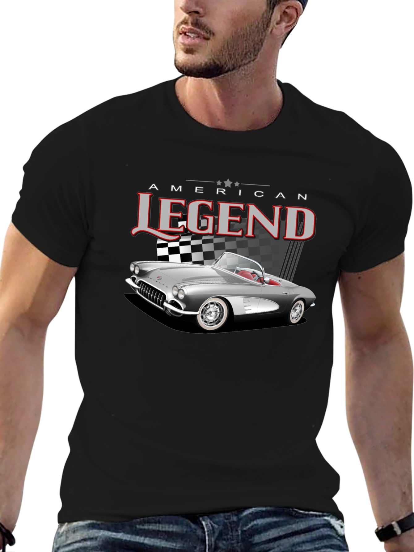 American Legend Car T-Shirt - Classic Design