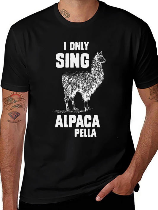 Alpaca Pella T-Shirt - Funny A Cappella Tee