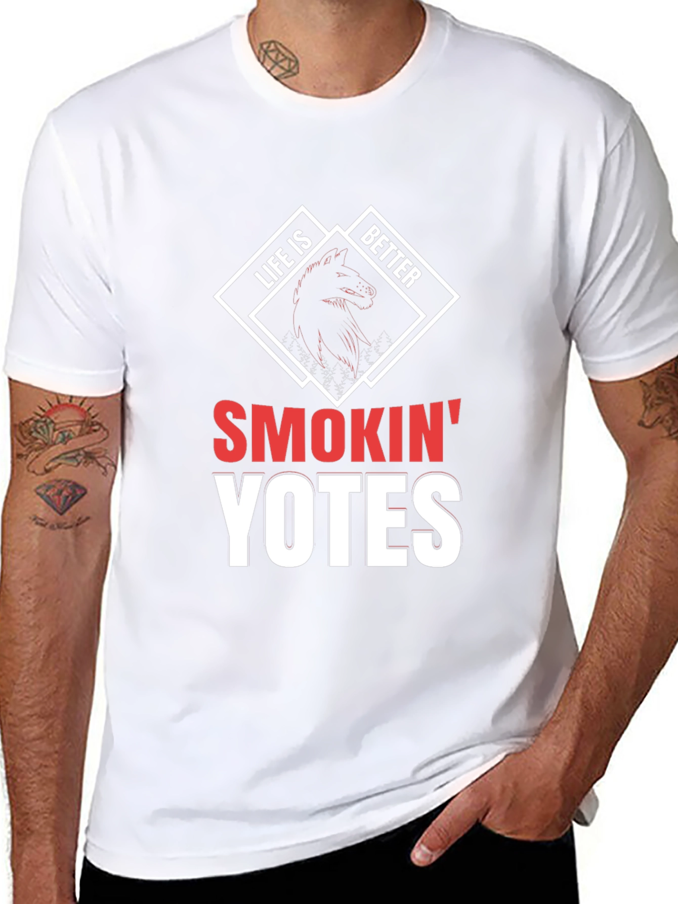 Life is Better Smokin Yates T-Shirt