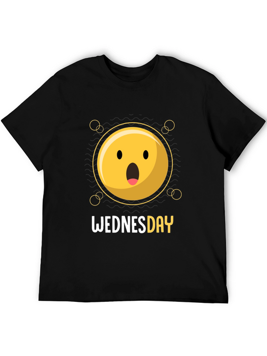 Wednesday Emoji T-Shirt - Black Graphic Tee