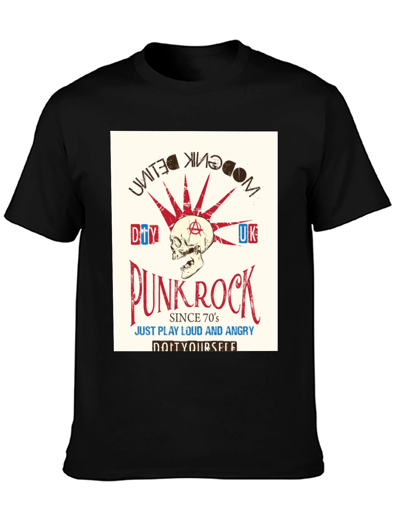 Punk Rock T-Shirt - DIY Since 70s Tee