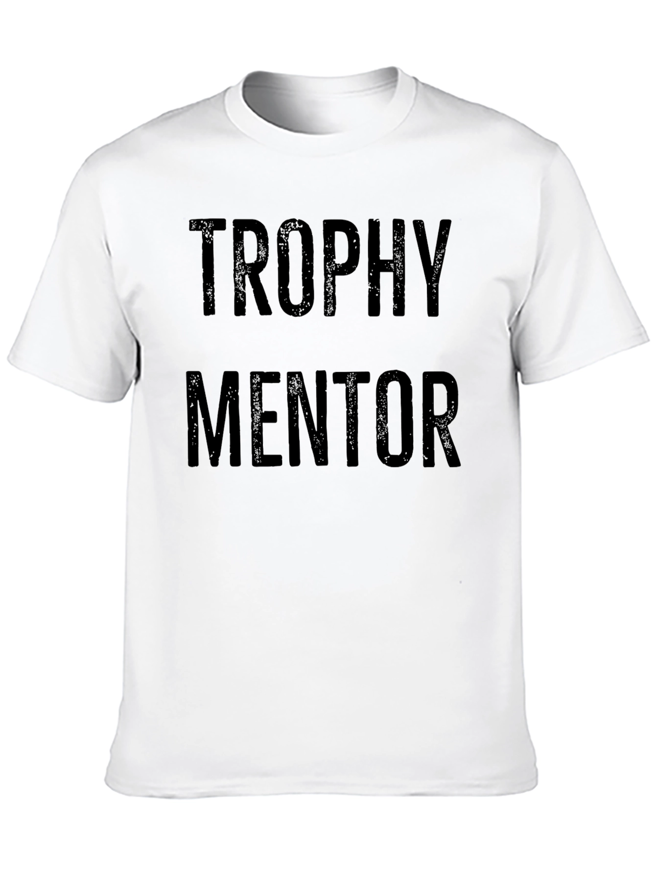 Trophy Mentor Graphic T-Shirt - Black Casual Tee