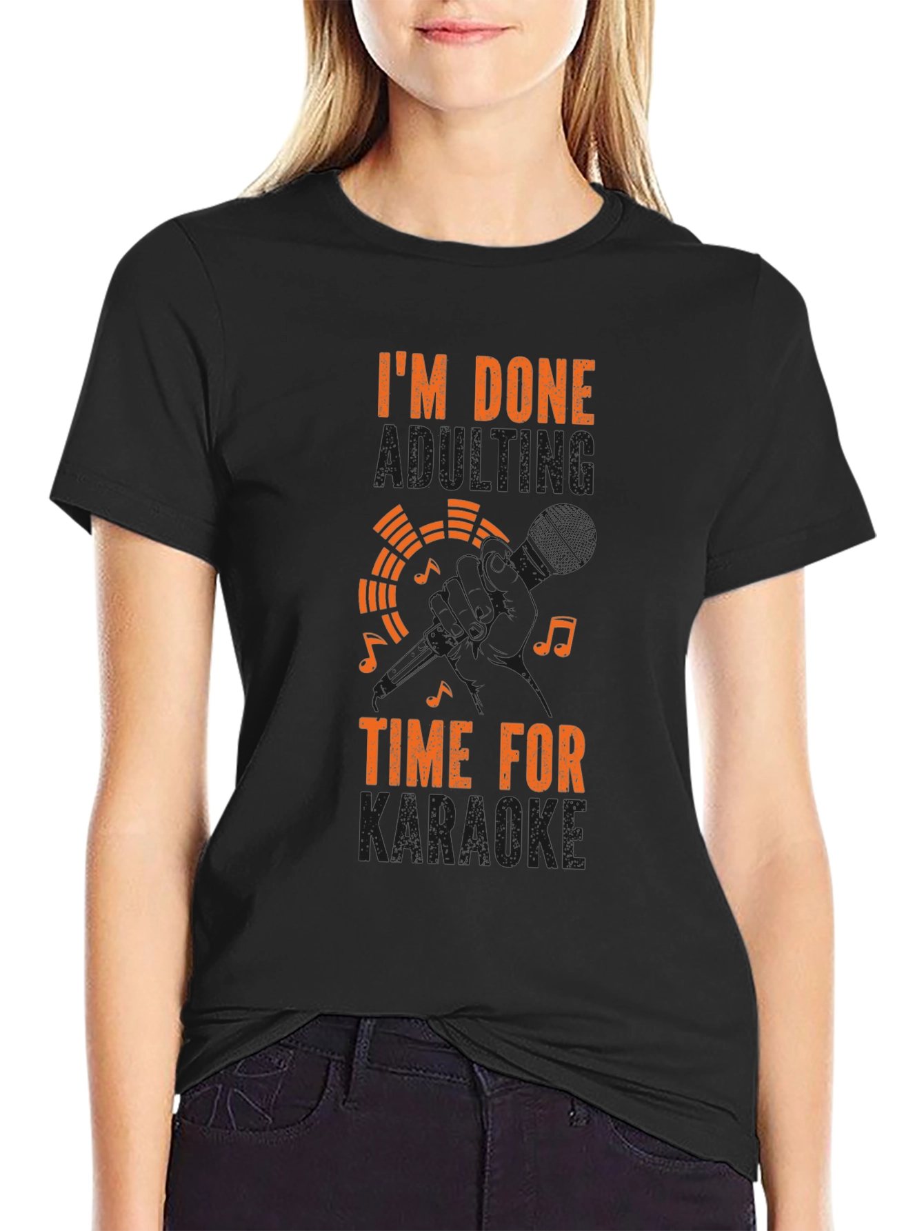 Karaoke Time T-Shirt - Music Lover Tee