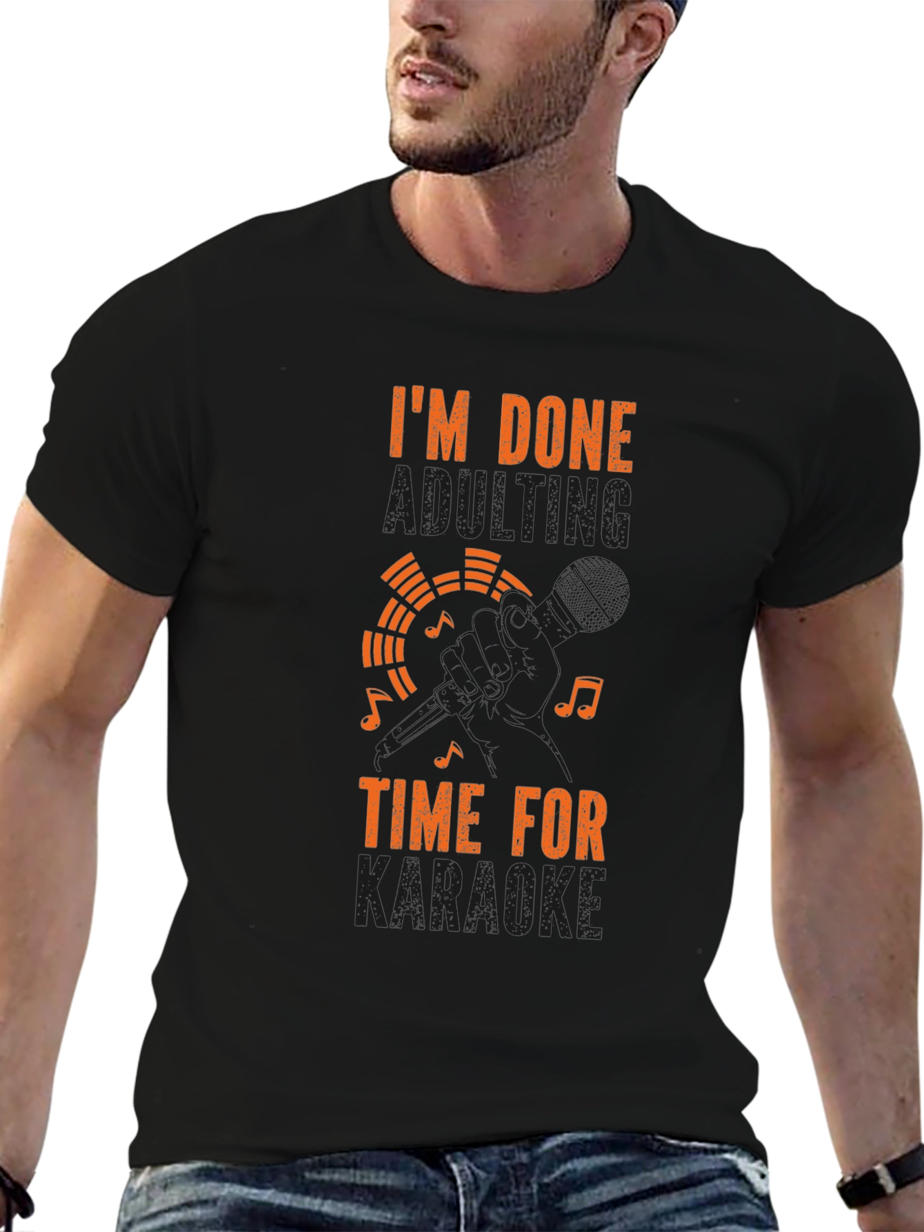 Karaoke Time T-Shirt - Music Lover Tee