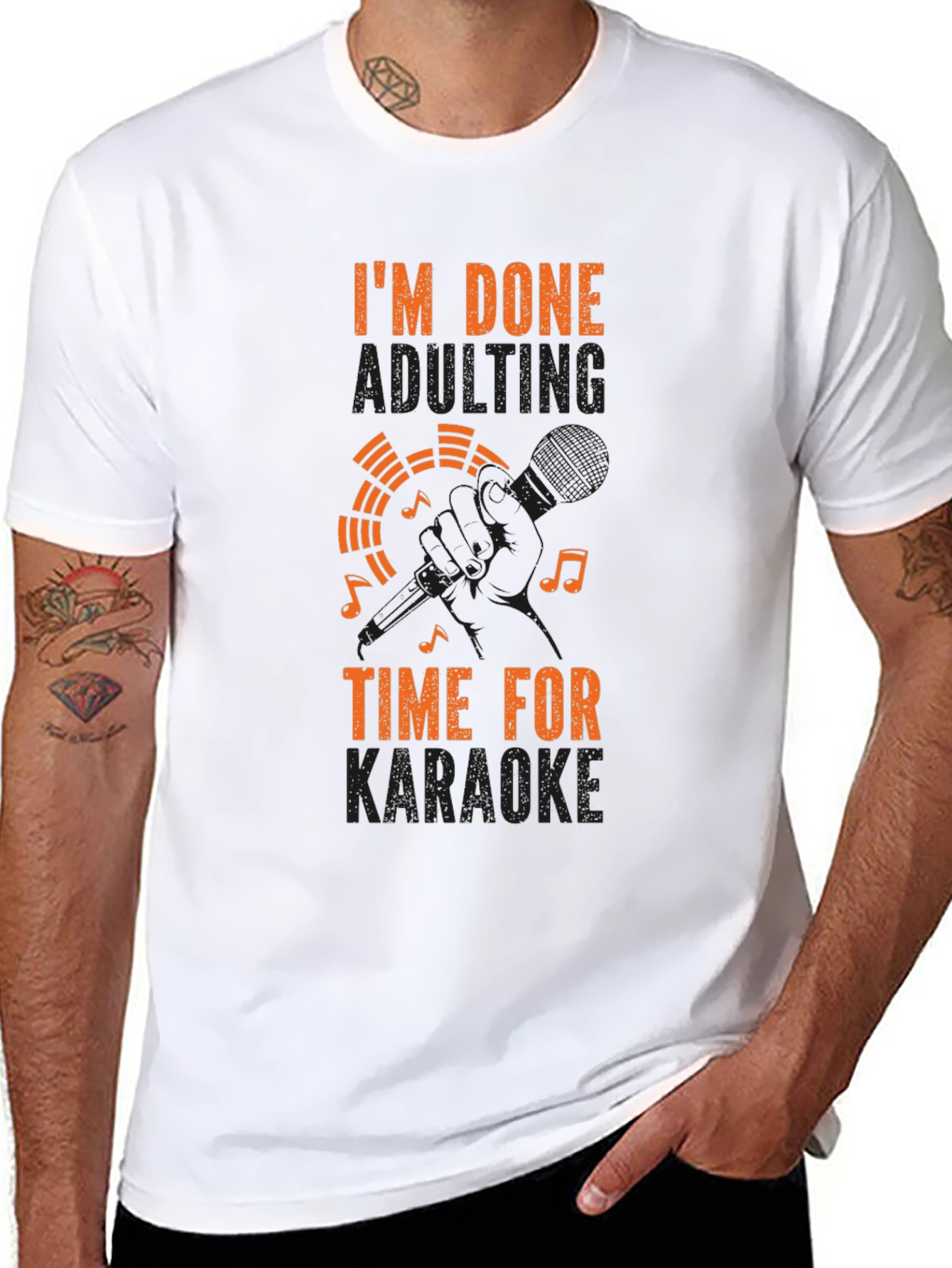 Karaoke Time T-Shirt - Music Lover Tee