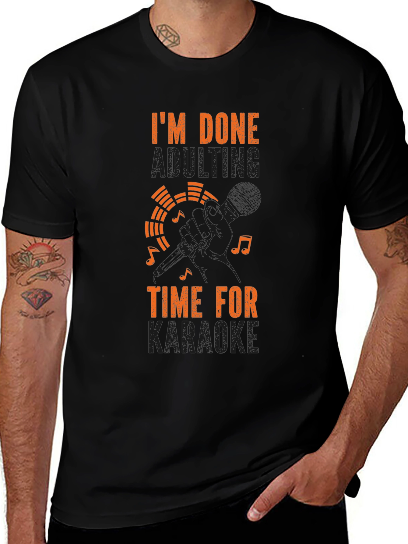 Karaoke Time T-Shirt - Music Lover Tee