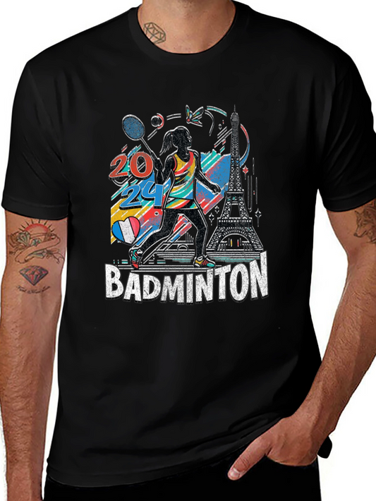 Badminton 2024 Paris Olympics T-Shirt