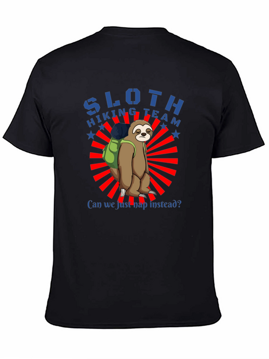 Sloth Hiking Team T-Shirt - Can We Just Nap?