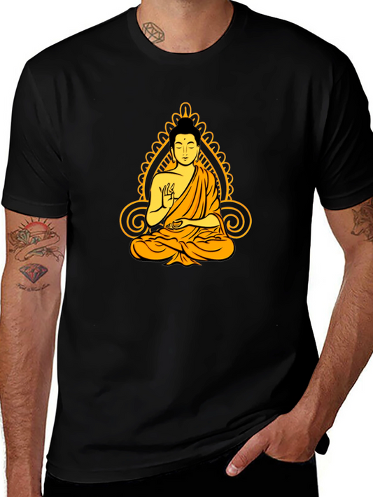 Buddha Graphic Black T-Shirt