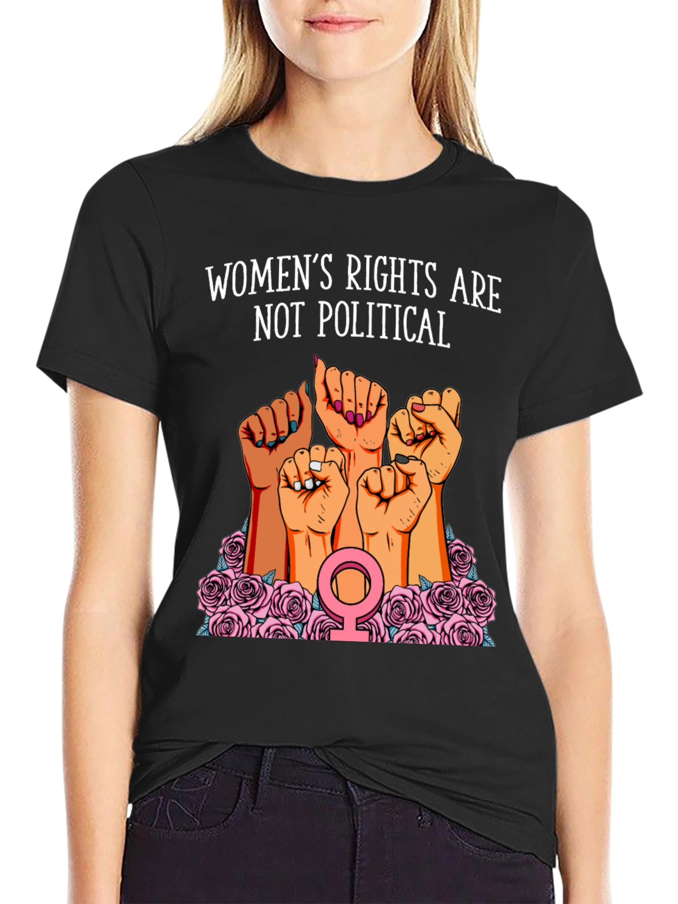 Womens Rights are Not Political Graphic Tee