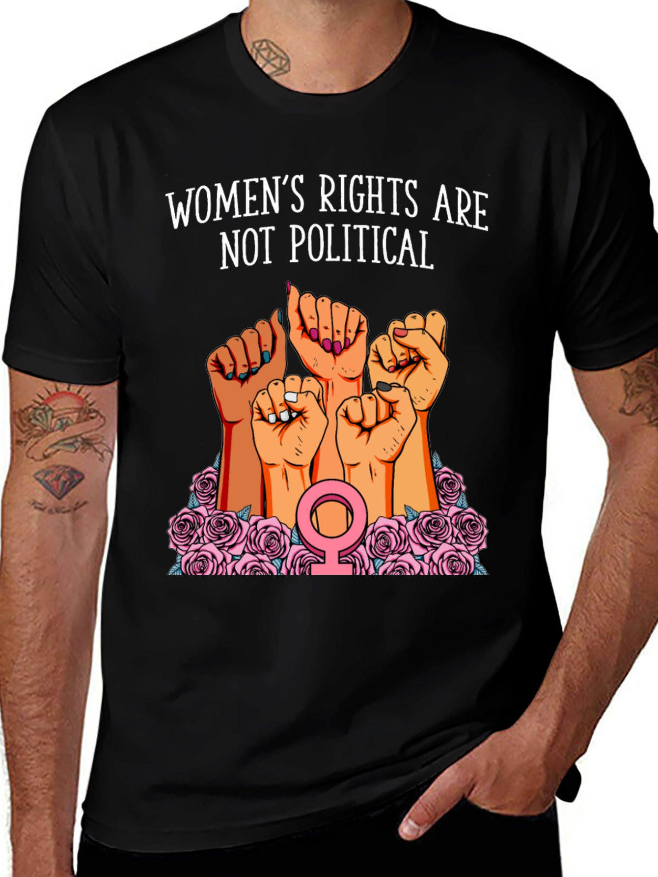 Womens Rights are Not Political Graphic Tee