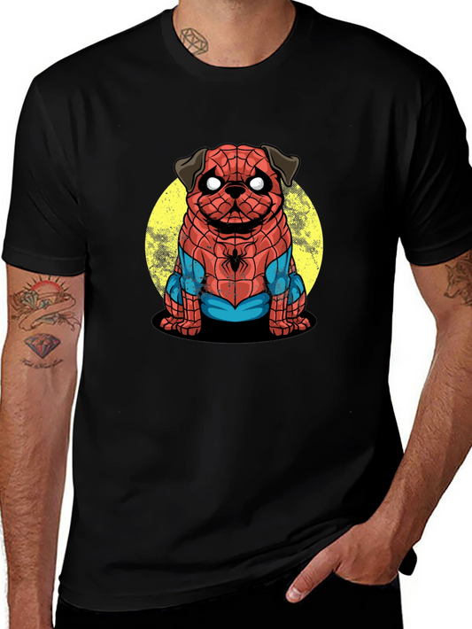 Spider-Pug T-Shirt: Heroic Canine Tee