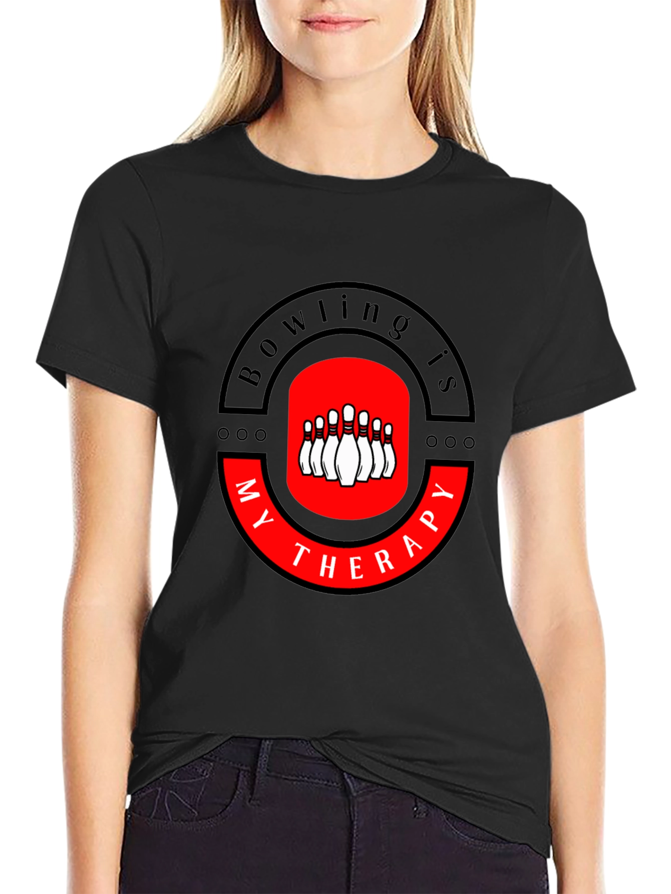 Bowling is My Therapy Graphic T-Shirt