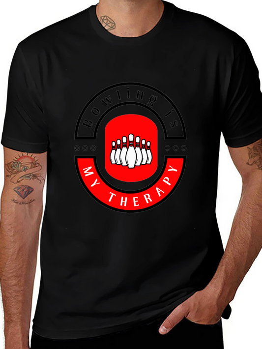 Bowling is My Therapy Graphic T-Shirt