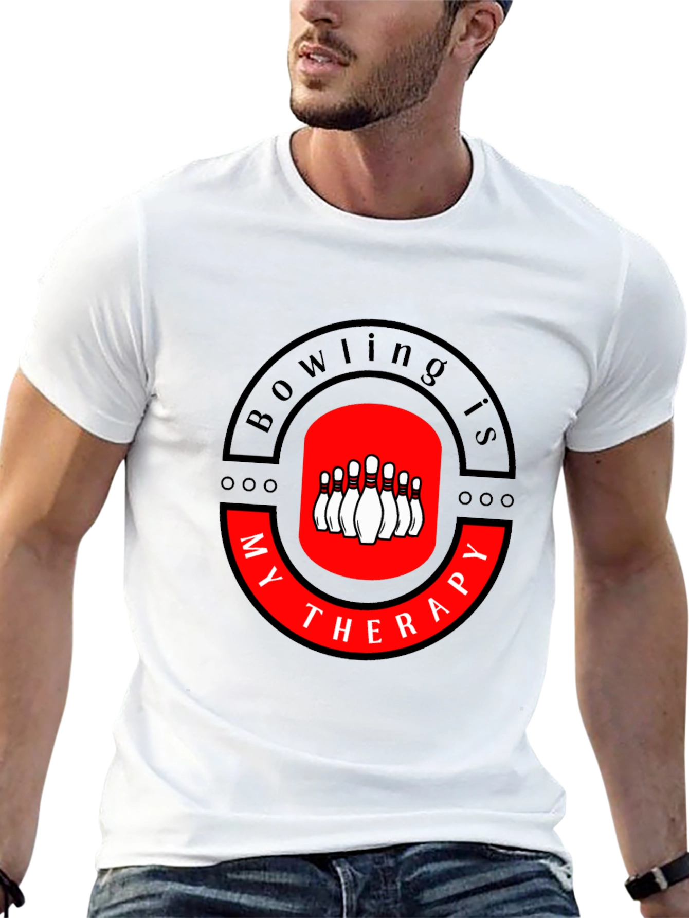 Bowling is My Therapy Graphic T-Shirt