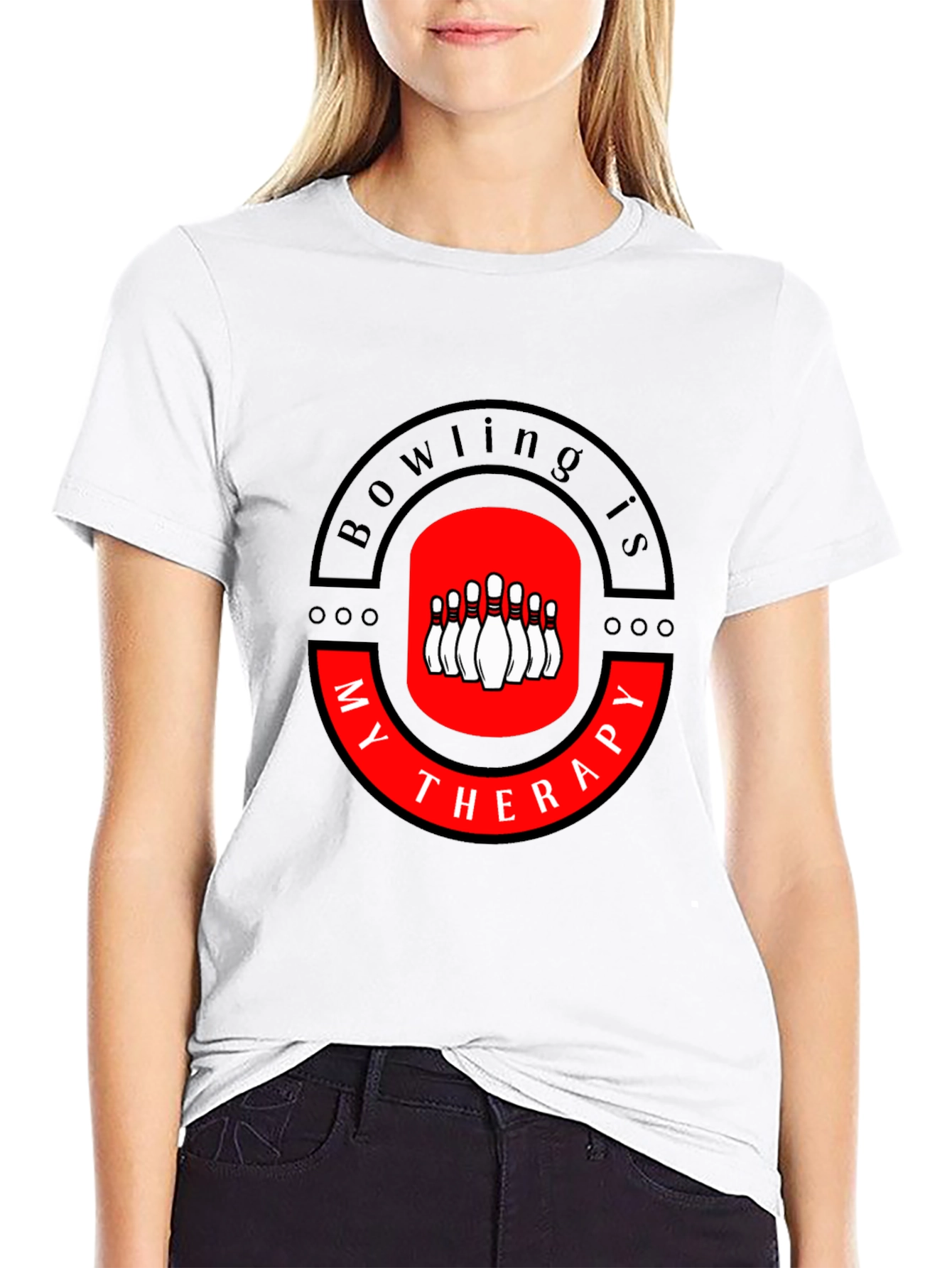 Bowling is My Therapy Graphic T-Shirt