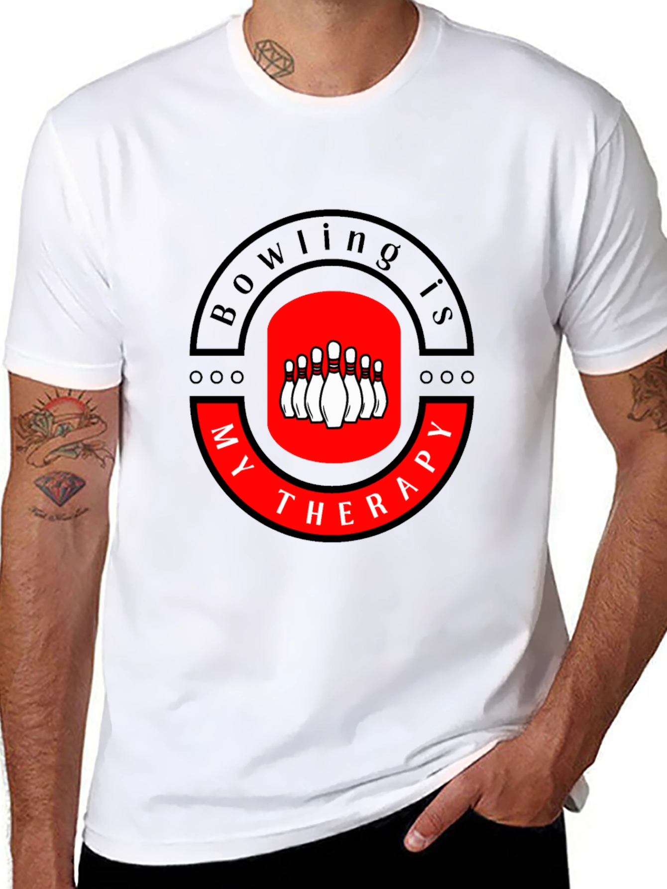 Bowling is My Therapy Graphic T-Shirt