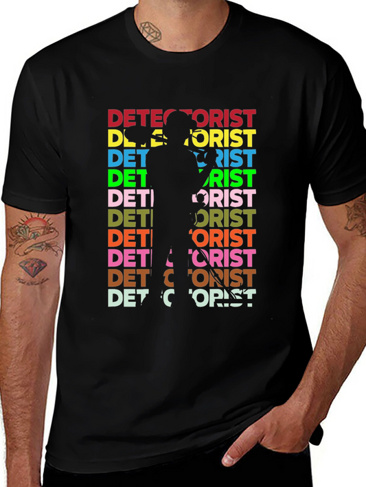Detectorist Graphic Tee - Metal Detecting Hobby Shirt