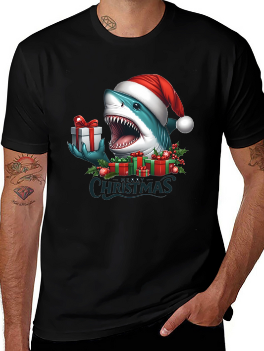 Shark Christmas T-Shirt