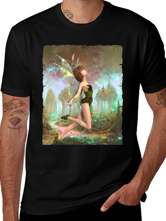 Fairy Forest Black T-Shirt