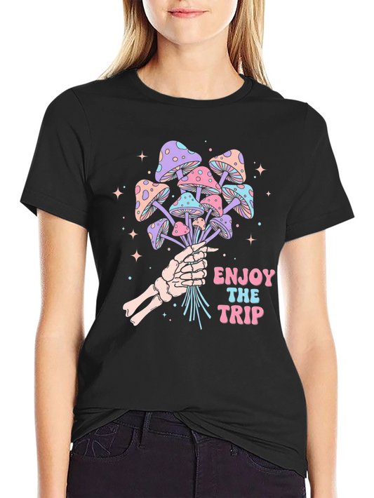Funky Mushroom Graphic Tee