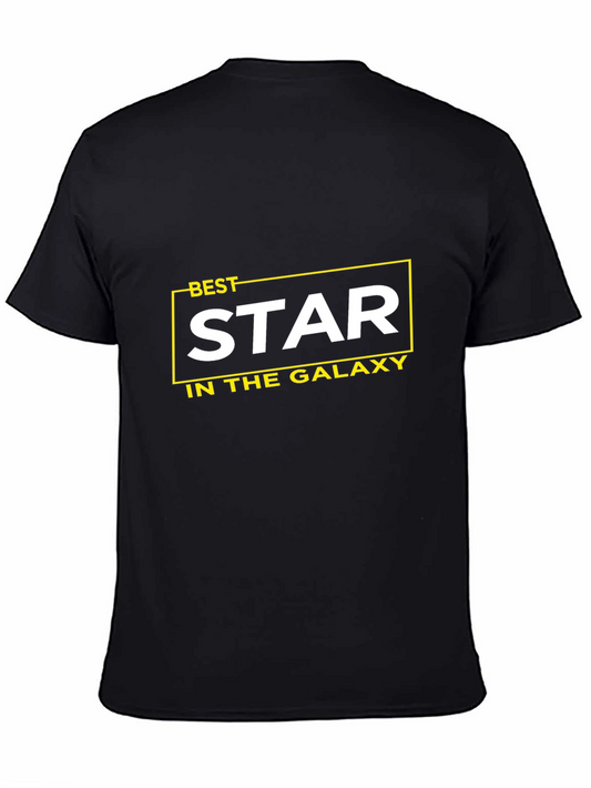 Best Star in the Galaxy Black Graphic Tee
