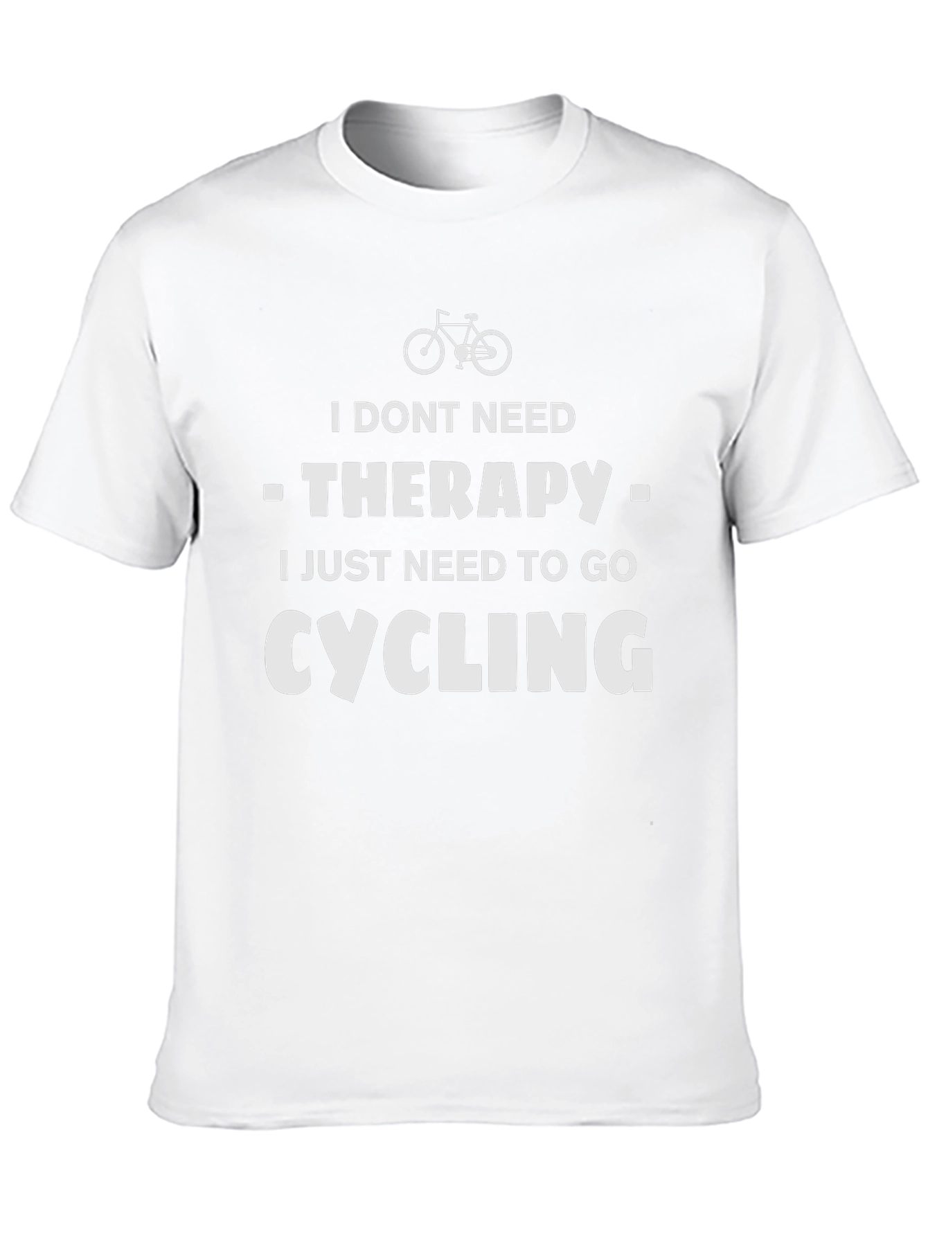 Cycling Therapy T-Shirt - Mens Funny Biker Tee