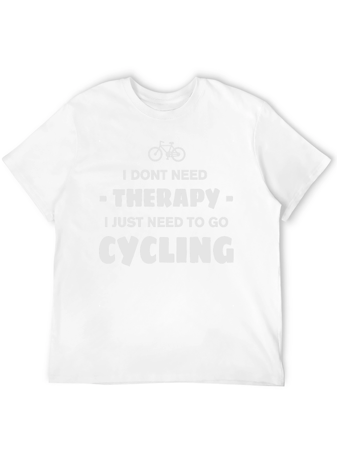 Cycling Therapy T-Shirt - Mens Funny Biker Tee
