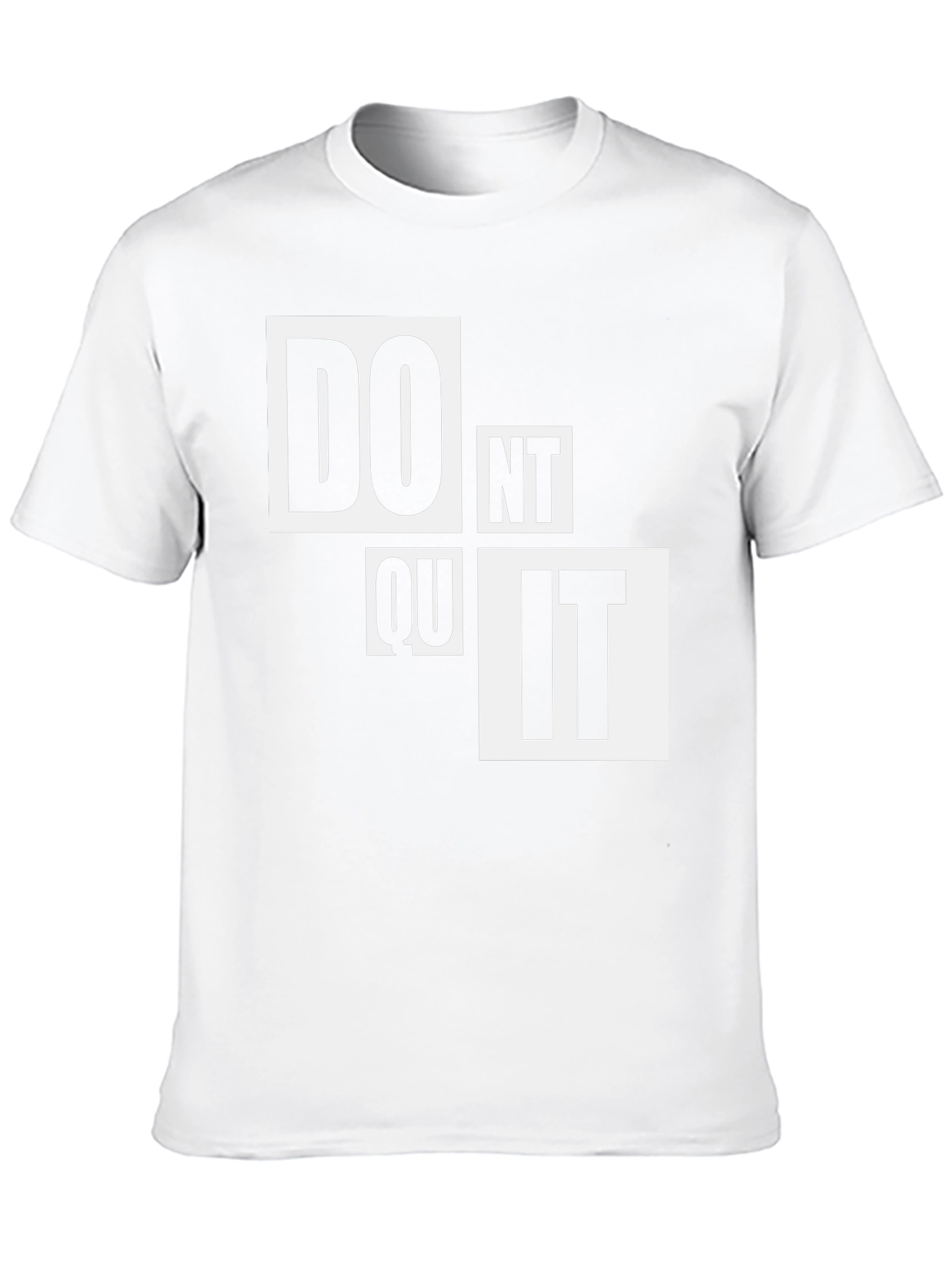 Motivational Dont Quit Graphic T-Shirt