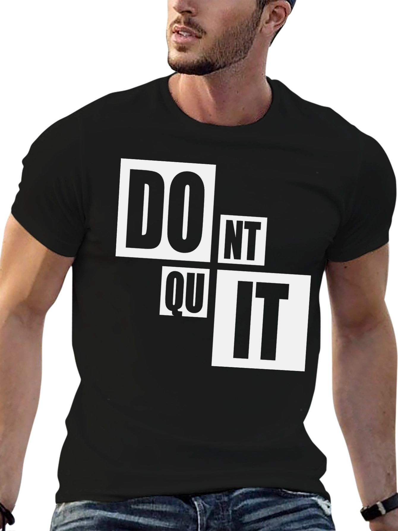 Motivational Dont Quit Graphic T-Shirt