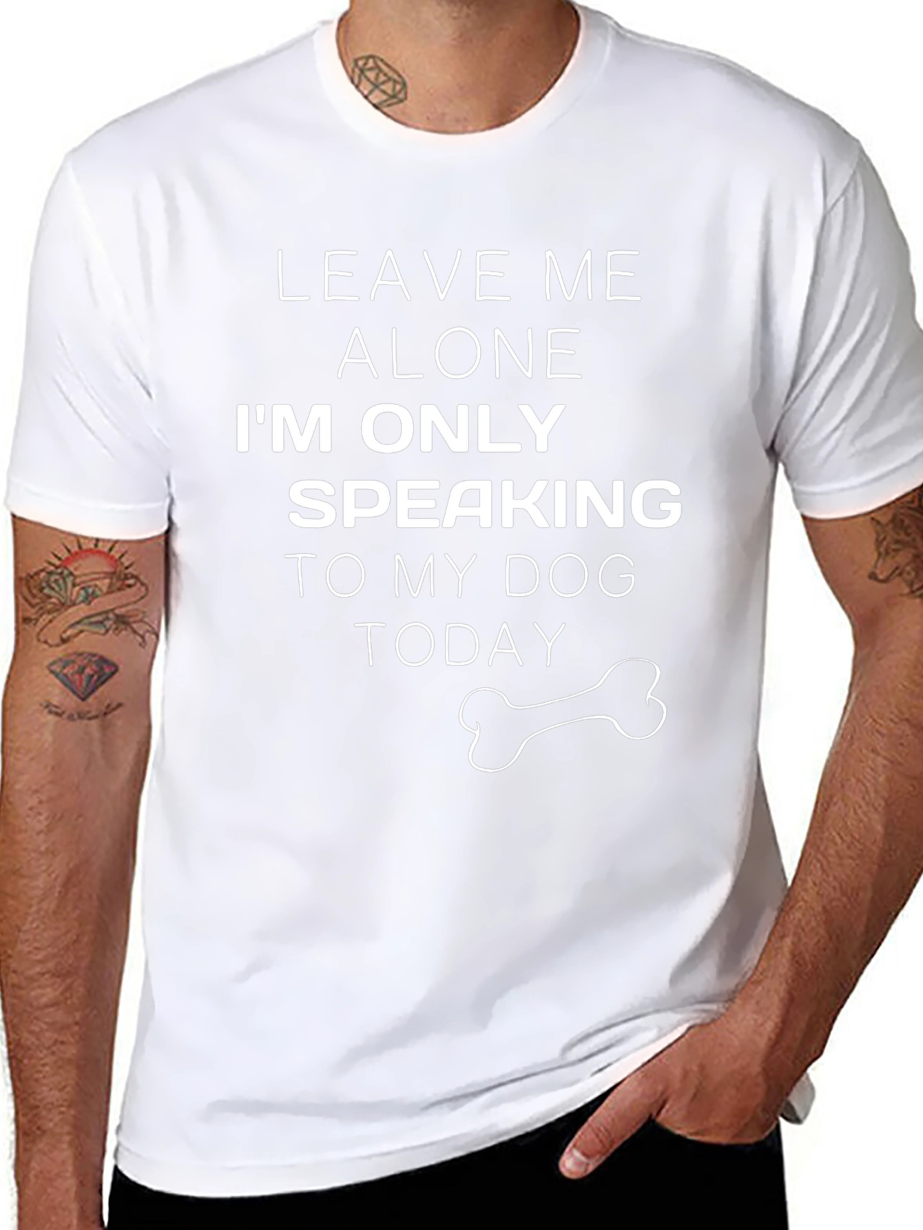 Dog Lover T-Shirt - Leave Me Alone Dog Today