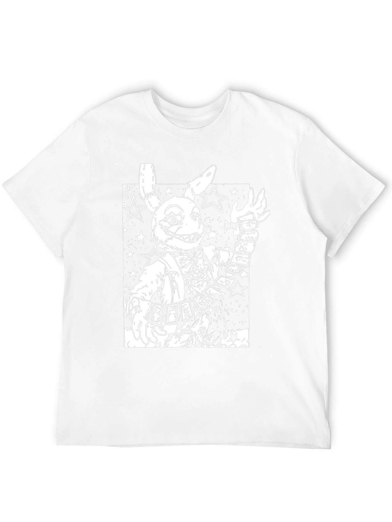 Creepy Bunny Graphic T-Shirt