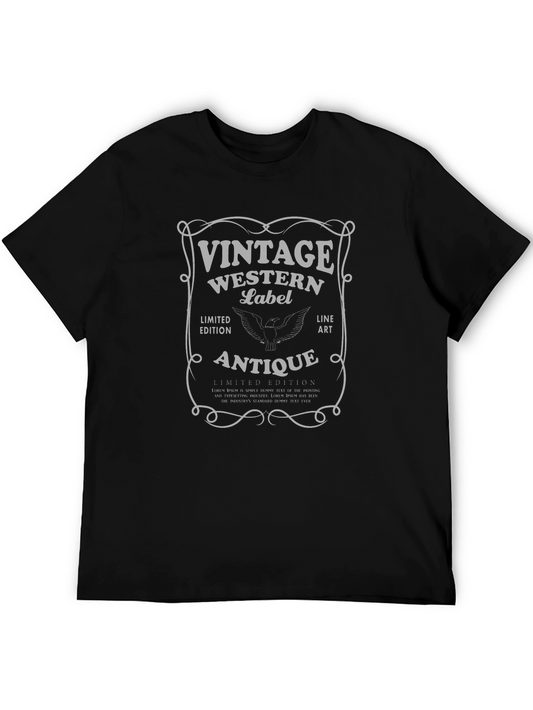 Vintage Western Label Graphic T-Shirt