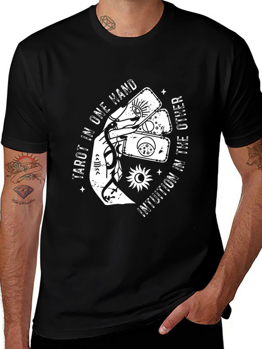 Tarot in One Hand Intuition T-Shirt