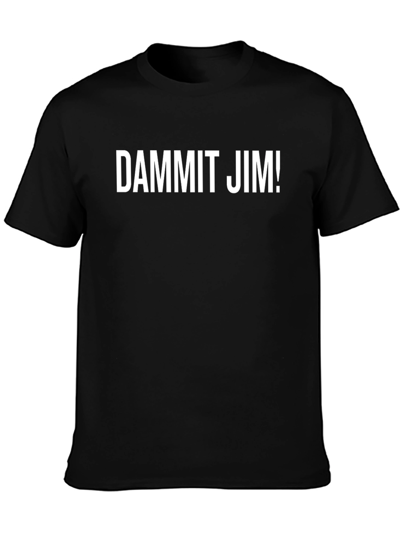 DAMMIT JIM! Graphic T-Shirt - Black