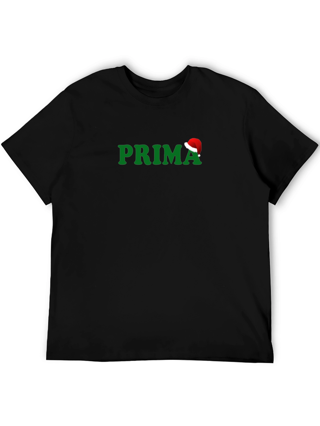 Prima Santa Hat Christmas T-Shirt