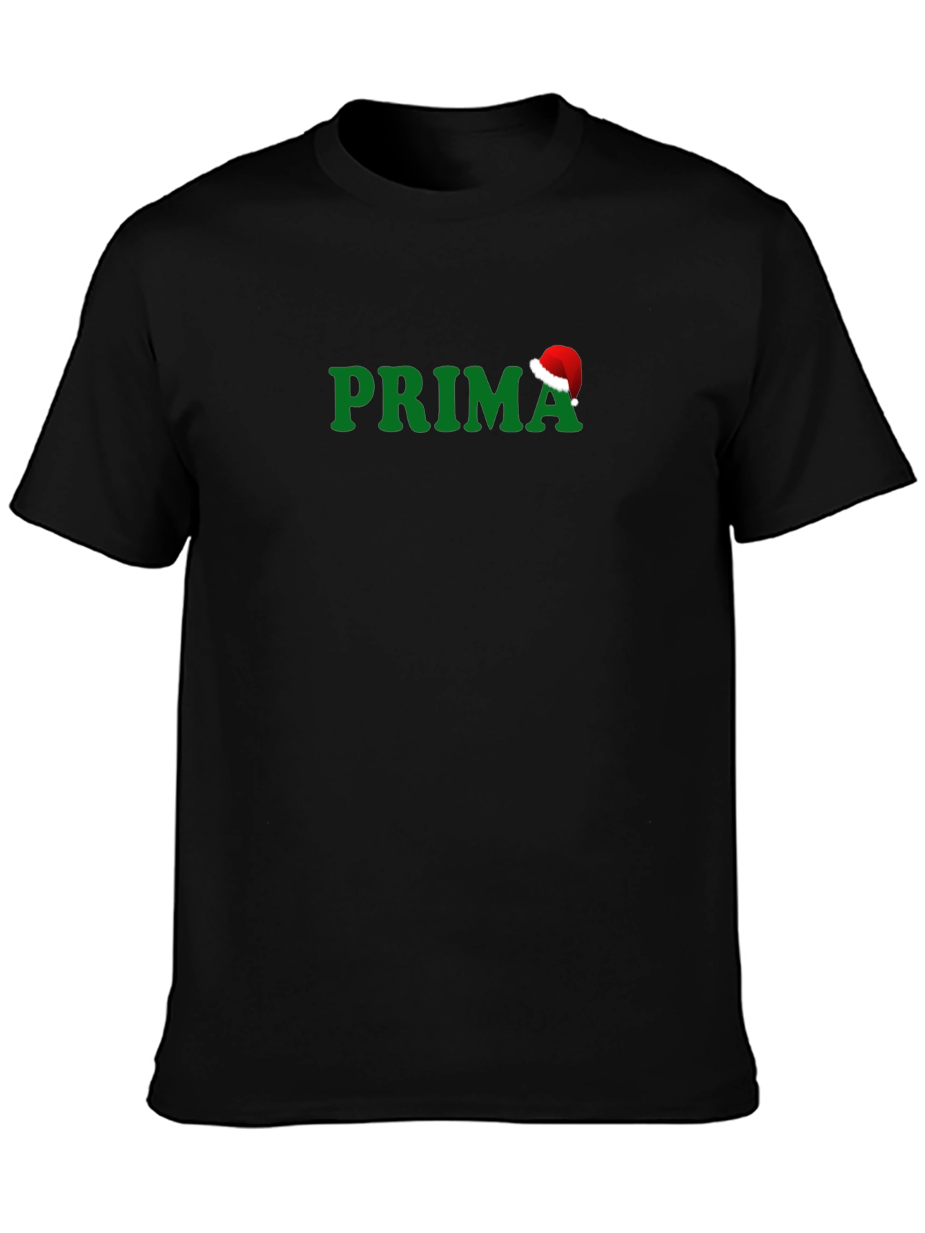 Prima Santa Hat Christmas T-Shirt