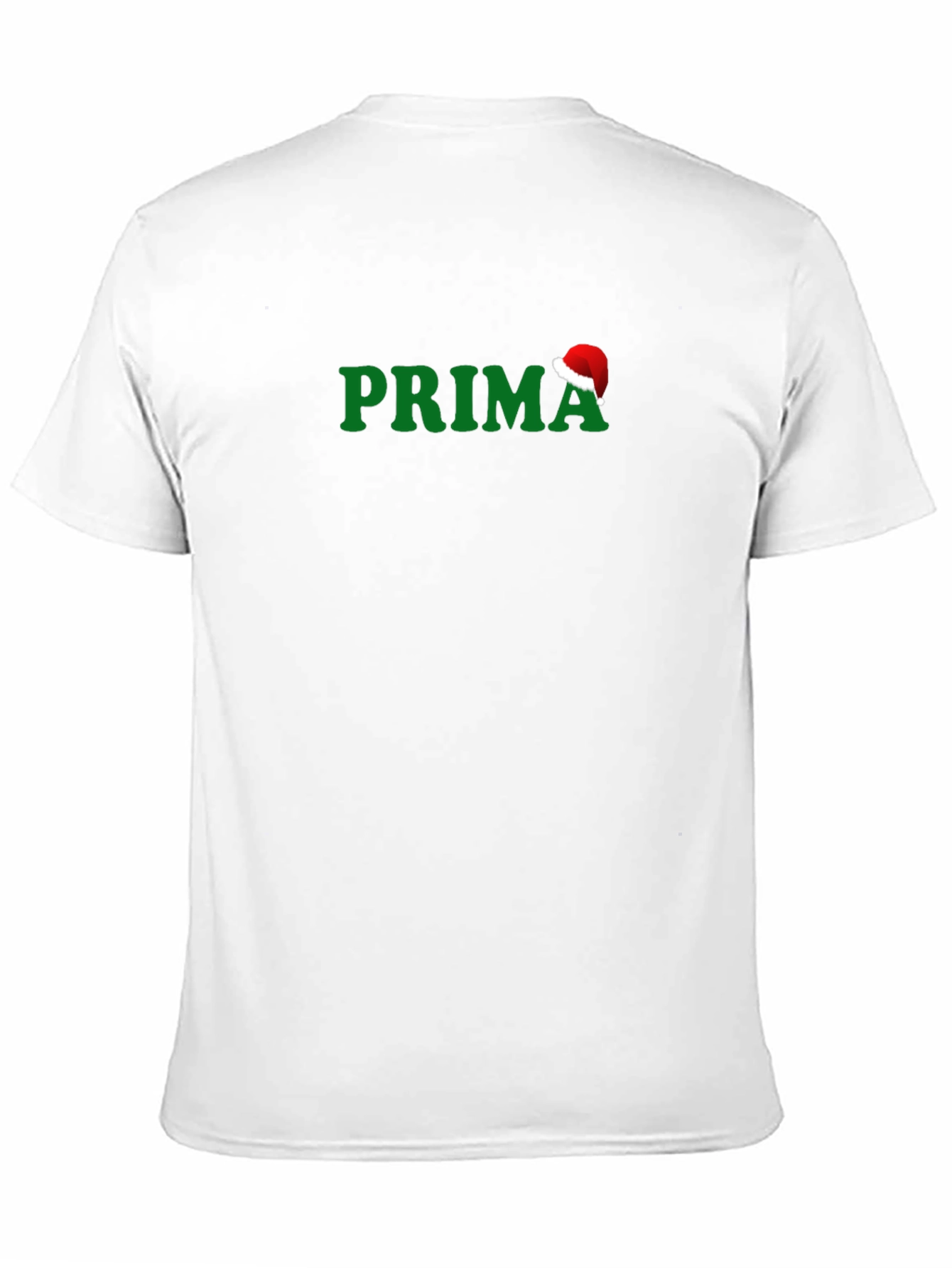 Prima Santa Hat Christmas T-Shirt