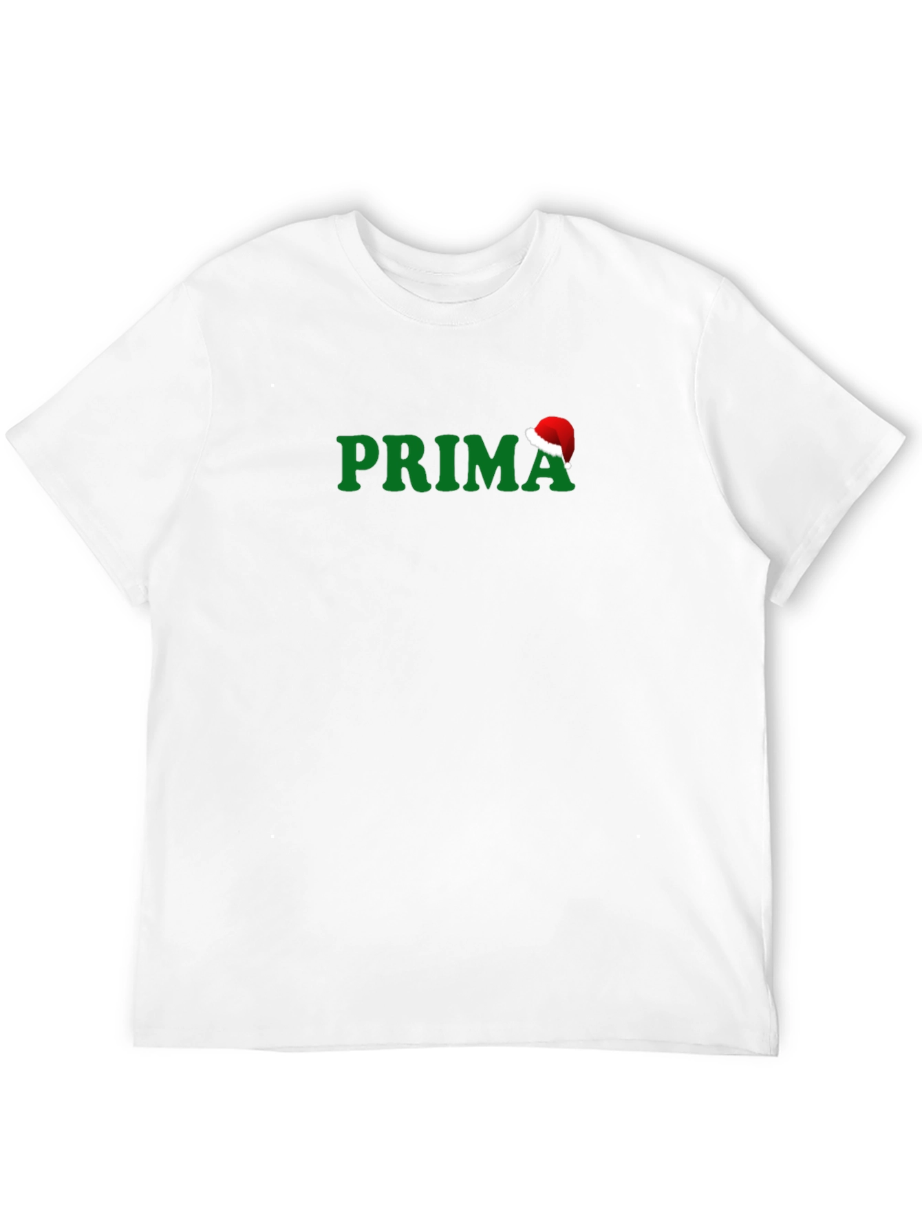 Prima Santa Hat Christmas T-Shirt