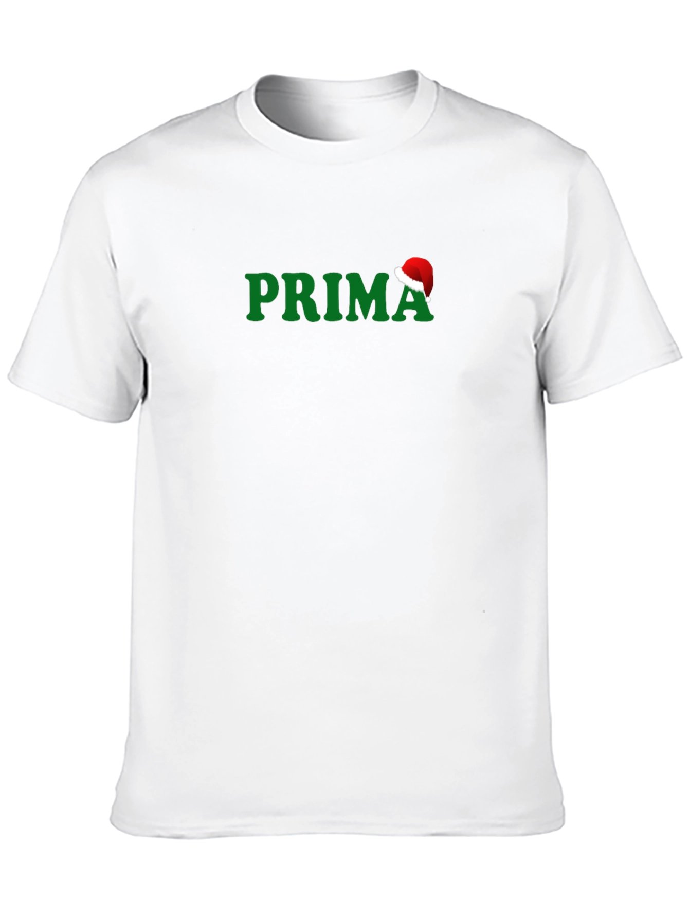 Prima Santa Hat Christmas T-Shirt